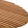 Casa Padrino Luxus Teak Couchtisch Naturfarben 170,5 x 99,5 x H. 21,5 cm - Ovaler Teakholz Wohnzimmertisch - Teakholz Wohnzimmer Möbel - Massivholz Möbel - Luxus Möbel - Luxus Einrichtung