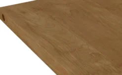 Casa Padrino Luxus Teakholz Esstisch Braun / Schwarz 110 x 70 x H. 77 cm - Esszimmermöbel
