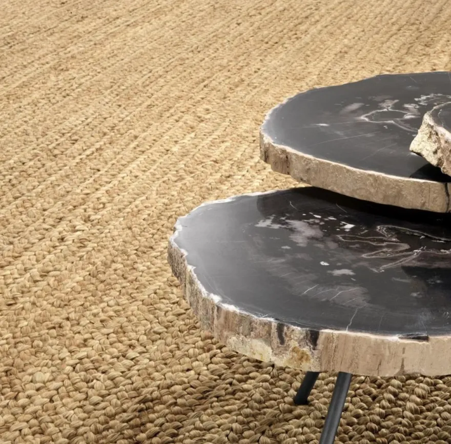 Casa Padrino Luxus Teppich Naturfarben 300 x 400 cm - Luxus Wohnzimmer Teppich