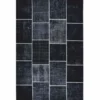 Casa Padrino Luxus Teppich Schwarz / Oliv 300 x 200 cm - Rechteckiger Wollteppich - Wohnzimmer Teppich - Hotel Teppich