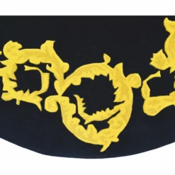 Casa Padrino Luxus Teppich Schwarz / Gold - Verschiedene Größen - Luxus Interior