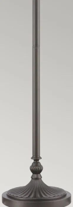 Casa Padrino Luxus Tiffany Stehleuchte Mehrfarbig / Vintage Bronze Ø 36 x H. 178 cm - Tiffany Stehlampe - Tiffany Leuchten - Tiffany Stehleuchten - Wohnzimmer Stehleuchten - Büro Stehleuchten