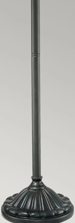 Casa Padrino Luxus Tiffany Stehleuchte Mehrfarbig / Vintage Bronze Ø 46 x H. 157,5 cm - Tiffany Stehlampe - Tiffany Leuchten - Tiffany Stehleuchten - Wohnzimmer Stehleuchten - Büro Stehleuchten