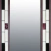 Casa Padrino Luxus Tiffany Wandspiegel Mehrfarbig 50 x H. 75 cm - Rechteckiger Art Deco Wohnzimmer Spiegel - Schlafzimmer Spiegel - Garderoben Spiegel - Luxus Tiffany Möbel