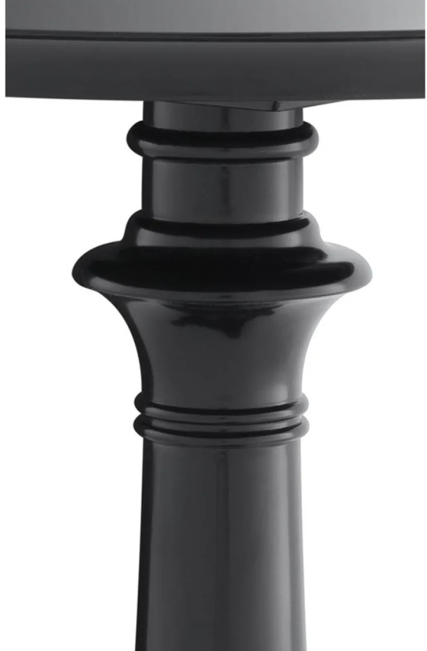 Casa Padrino Luxus Tisch / Beistelltisch Schwarz 75 x H. 75 cm - Hotel Kollektion