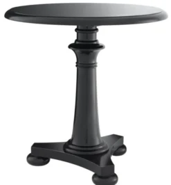 Casa Padrino Luxus Tisch / Beistelltisch Schwarz 75 x H. 75 cm - Hotel Kollektion