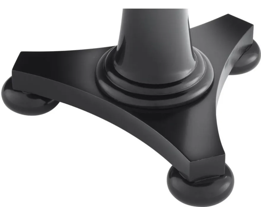Casa Padrino Luxus Tisch / Beistelltisch Schwarz 75 x H. 75 cm - Hotel Kollektion