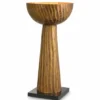 Casa Padrino Luxus Tischleuchte Vintage Messing / Schwarz H. 60,5 cm - Luxus Leuchten