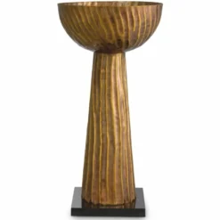 Casa Padrino Luxus Tischleuchte Vintage Messing / Schwarz H. 60,5 cm - Luxus Leuchten
