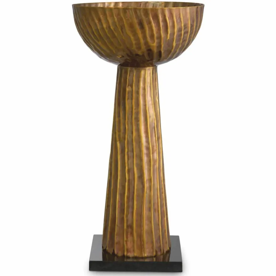 Casa Padrino Luxus Tischleuchte Vintage Messing / Schwarz H. 60,5 cm - Luxus Leuchten
