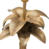 Casa Padrino Luxus Tischleuchte Palme Vintage Messing / Grün Ø 45 x H. 76 cm - Schreibtischleuchte im Palmen Design - Luxus Tischleuchten - Luxus Möbel - Luxus Qualität