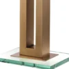 Casa Padrino Luxus Tischleuchte Antik Messingfarben / Schwarz 45 x 22 x H. 84,5 cm - Hotel & Restaurant Tischlampe