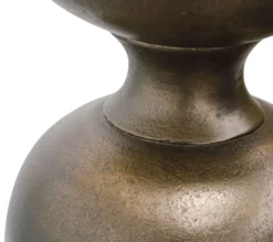 Casa Padrino Luxus Tischleuchte Antik Bronze / Altrosa 60 x H. 136 cm - Luxus Qualität