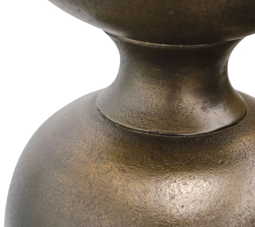 Casa Padrino Luxus Tischleuchte Antik Bronze / Altrosa 60 x H. 136 cm - Luxus Qualität