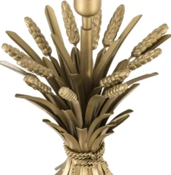 Casa Padrino Luxus Tischleuchte Antik Gold / Schwarz / Weiß Ø 45 x H. 85 cm - Designer Tischlampe mit Granitsockel & Lampenschirm