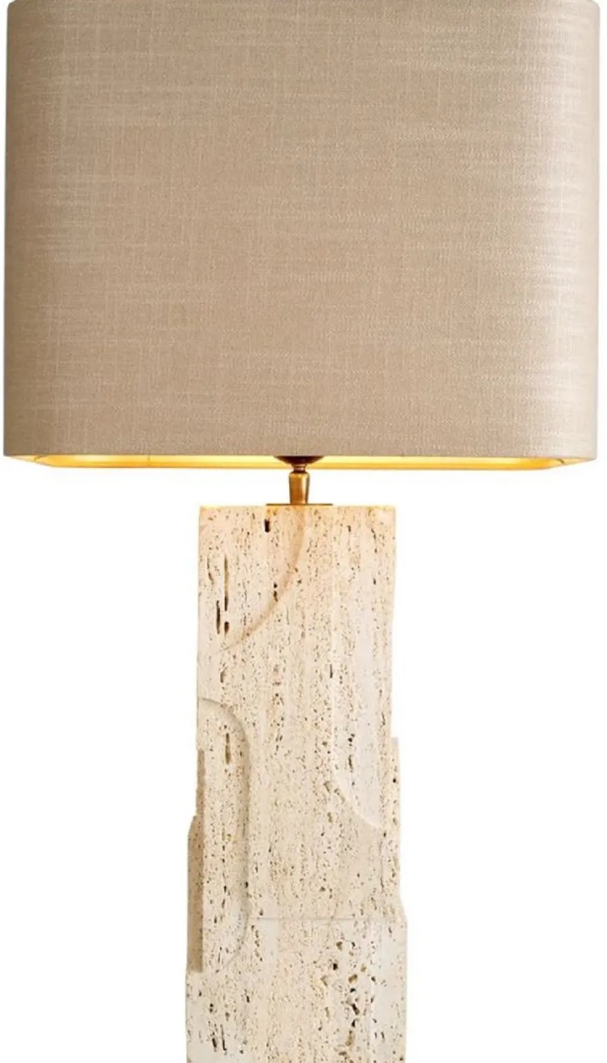 Casa Padrino Luxus Tischleuchte Weiß / Beige H. 76 cm - Luxus Schreibtischleuchten