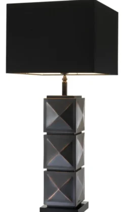 Casa Padrino Luxus Tischleuchte Antik Bronze 18 x 40 x H. 93 cm - Hotel Tischlampe