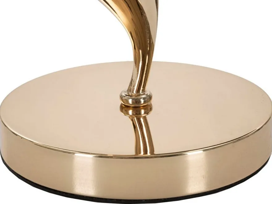 Casa Padrino Luxus Tischleuchte Gold / Rosa Ø 40 x H. 63 cm