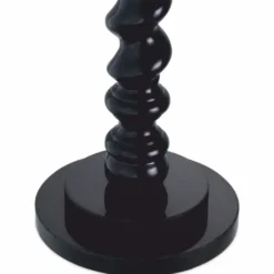 Casa Padrino Luxus Tischleuchte Schwarz / Beige H. 81 cm - Schreibtischleuchte