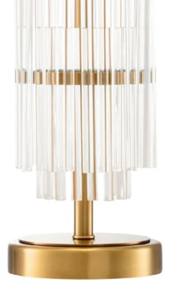 Casa Padrino Luxus Tischleuchte Antik Messing / Weiß Ø 45 x H. 78 cm - Schreibtischleuchte mit rundem Lampenschirm - Luxus Tischleuchten - Luxus Schreibtischleuchten