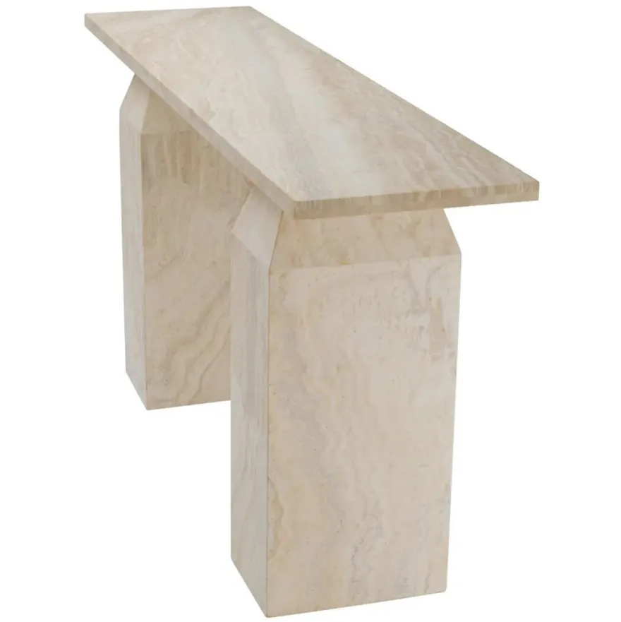Casa Padrino Luxus Travertin Konsole Beige 150 cm - Luxus Möbel