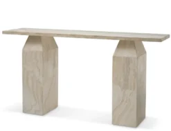 Casa Padrino Luxus Travertin Konsole Beige 150 cm - Luxus Möbel