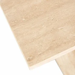 Casa Padrino Luxus Travertin Konsole Beige 140 cm - Luxus Naturstein Möbel