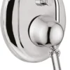 Casa Padrino Luxus Unterputz-Einhebelmischer mit Umstellung Silber 15,6 x H. 16 cm - Neoklassische Badezimmer Armatur