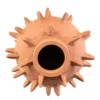 Casa Padrino Luxus Vase Naturfarben Ø 37 x H. 46 cm - Große bauchige Vase Herrison aus Terrakotta - Luxus Deko Accessoires