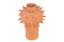 Casa Padrino Luxus Vase Naturfarben Ø 37 x H. 46 cm - Große bauchige Vase Herrison aus Terrakotta - Luxus Deko Accessoires
