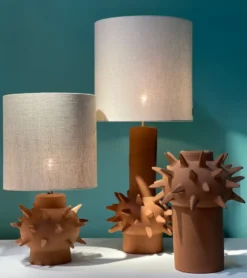 Casa Padrino Luxus Vase Naturfarben Ø 37 x H. 46 cm - Große bauchige Vase Herrison aus Terrakotta - Luxus Deko Accessoires