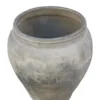 Casa Padrino Luxus Vase Terrakottafarben 53 x 53 x H. 62 cm - Große Bodenvase aus Terrakotta im Stil alter Tongefäße - Luxus Deko Accessoires