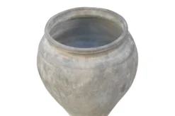 Casa Padrino Luxus Vase Terrakottafarben 53 x 53 x H. 62 cm - Große Bodenvase aus Terrakotta im Stil alter Tongefäße - Luxus Deko Accessoires