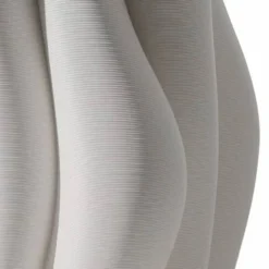 Casa Padrino Luxus Vase Weiß H. 75 cm - Keramik Blumenvase - Deko Accessoires