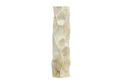 Casa Padrino Luxus Vase Ø 14 x H. 55 cm - Hohe schlanke Vase Abstract aus Steingut mit Dekor in Pastelltönen - Luxus Deko Accessoires