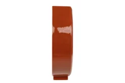 Casa Padrino Luxus Vase 36 x 10 x H. 36,5 cm - Elegante flache Deko Vase Margot aus feinem Steingut - Luxus Deko Accessoires