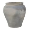 Casa Padrino Luxus Vase 55 x 55 x H. 60 cm - Große Terrakotta Vase im rustikalen Antik-Look - Luxus Deko Accessoires