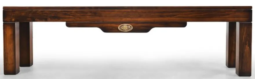 Casa Padrino Luxus Vintage Stil Sitzbank Braun 158 x 38 x H. 44,5 cm - Massivholz Bank - Vintage Stil Möbel - Massivholz Möbel - Bar Möbel - Luxus Möbel