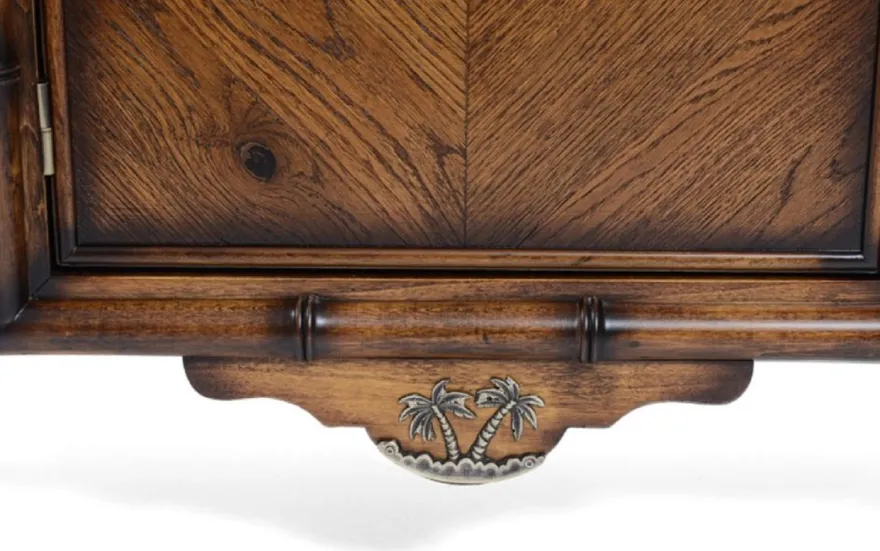 Casa Padrino Luxus Vintage Stil Sideboard Braun 180 x 50 x H. 90 cm - Massivholz Schrank mit 3 Schubladen und 3 Türen - Massivholz Möbel - Vintage Stil Möbel - Luxus Möbel