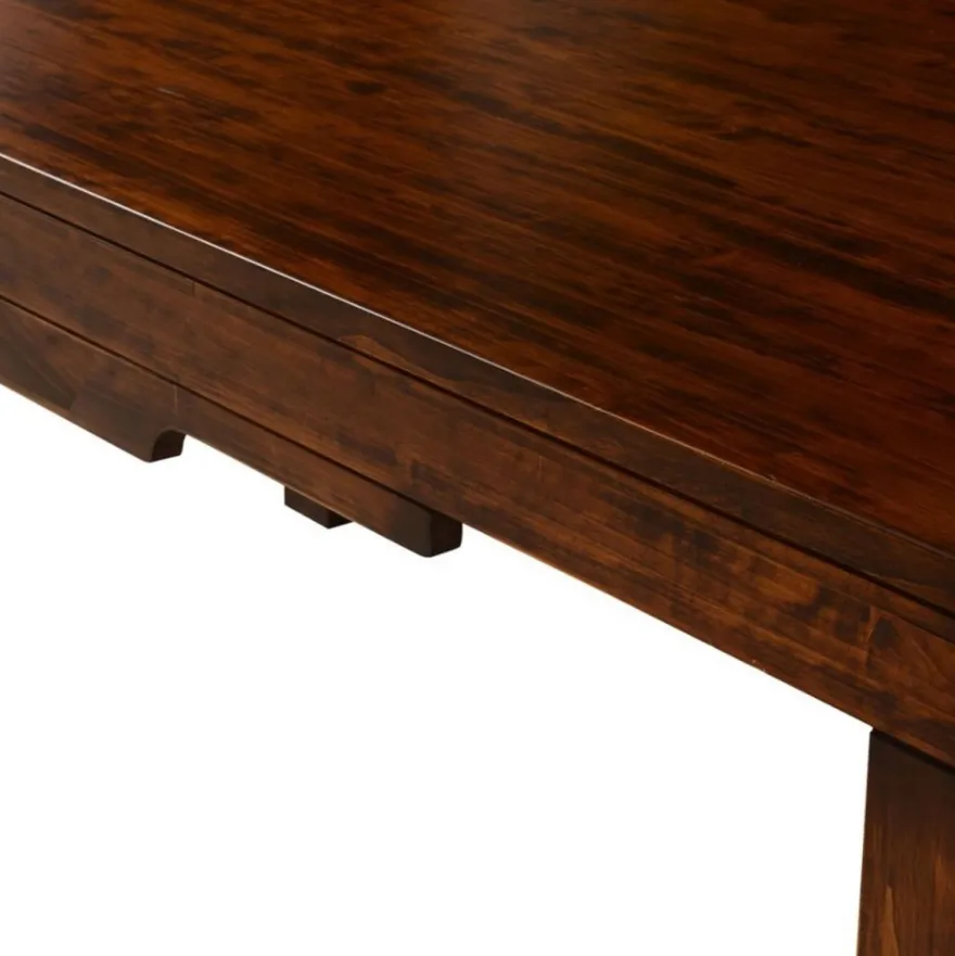 Casa Padrino Luxus Vintage Stil Esstisch Dunkelbraun 180 x 93,5 x H. 78 cm - Rechteckiger Massivholz Esszimmertisch - Esszimmer Möbel - Massivholz Möbel - Vintage Stil Möbel - Luxus Möbel