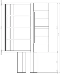 Casa Padrino Luxus Vitrine Dunkelbraun / Bronze 105,95 x 48,15 x H. 170 cm - Vitrinenschrank mit Tür - Hotel Möbel - Luxus Möbel - Luxus Kollektion