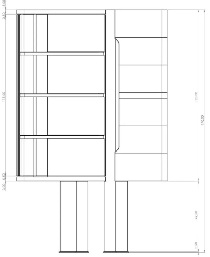 Casa Padrino Luxus Vitrine Dunkelbraun / Bronze 105,95 x 48,15 x H. 170 cm - Vitrinenschrank mit Tür - Hotel Möbel - Luxus Möbel - Luxus Kollektion
