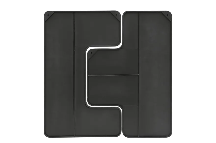 Casa Padrino Luxus Wanddekoration Silber 107,5 x 2,5 x H. 106,5 cm - Zweiteiliges Wandrelief Anchor aus Stahl mit geätztem Antik-Nickel und Silber Finish - Luxus Deko Accessoires