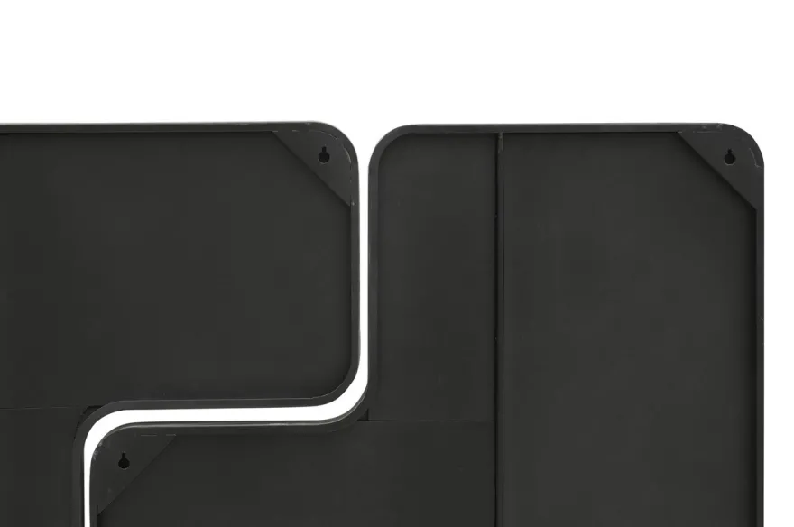 Casa Padrino Luxus Wanddekoration Silber 107,5 x 2,5 x H. 106,5 cm - Zweiteiliges Wandrelief Anchor aus Stahl mit geätztem Antik-Nickel und Silber Finish - Luxus Deko Accessoires