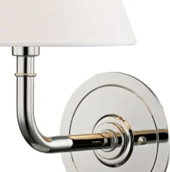 Casa Padrino Luxus Wandleuchte Silber / Weiß 20,3 x 24,1 x H. 28,6 cm - Hotel & Restaurant Wandlampe