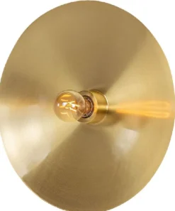 Casa Padrino Luxus Wandleuchte Ø 40 cm - Runde Messing Wandlampe - Hotel & Restaurant Wandleuchte - Luxus Qualität