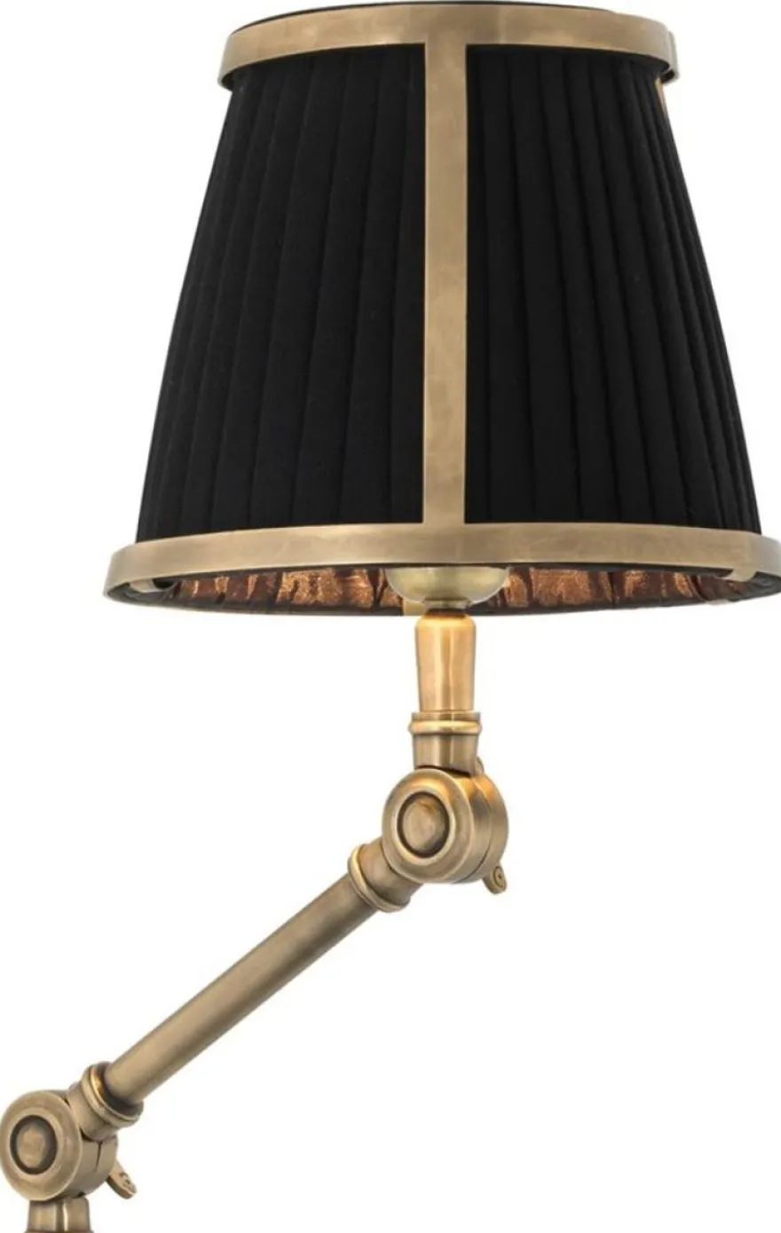 Casa Padrino Luxus Wandleuchte Antik Messing 29 x 17 x H. 77 cm - Hotel Restaurant Kollektion