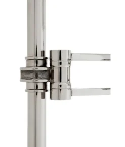 Casa Padrino Luxus Wandleuchte Nickel mit Schwenkarm - 21,5 x 37-50 x 51 cm