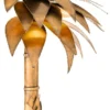Casa Padrino Luxus Wandleuchte im Palmen Design 44 x 24 x H. 43 cm - Designer Wandlampe