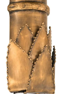 Casa Padrino Luxus Wandleuchte im Palmen Design 44 x 24 x H. 43 cm - Designer Wandlampe